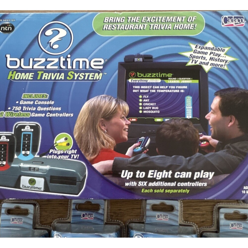 Cadaco Buzztime Home Trivia System with Expansion Packs